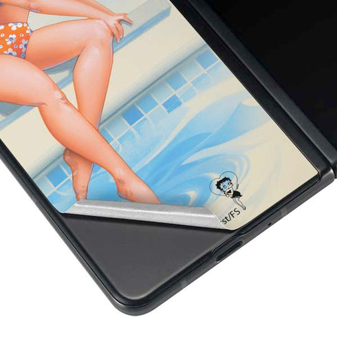 Betty Boop Bikini Galaxy Z Fold4 5G Skin